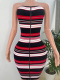 Stripe Tube Dress - SHOP JAMILA