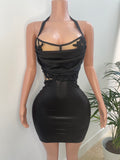 Black lace corset dress - SHOP JAMILA