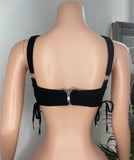 Black laced up top - SHOP JAMILA