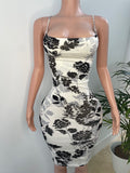 Black flower dress - SHOP JAMILA