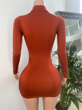 Rust Dress - SHOP JAMILA