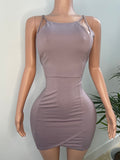 Mauve Crushed dress - SHOP JAMILA