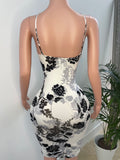 Black flower dress - SHOP JAMILA