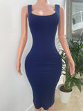 Estate Blue Dress - SHOP JAMILA