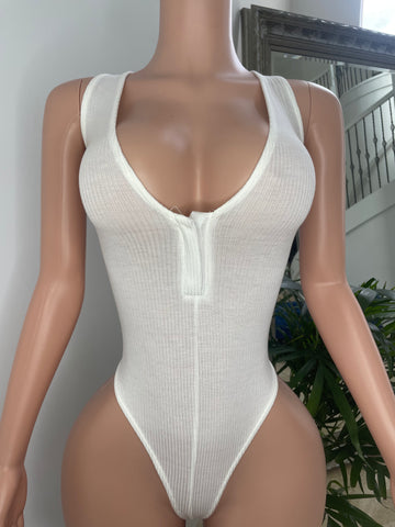 Ivory Bodysuit - SHOP JAMILA