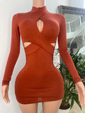 Rust Dress - SHOP JAMILA